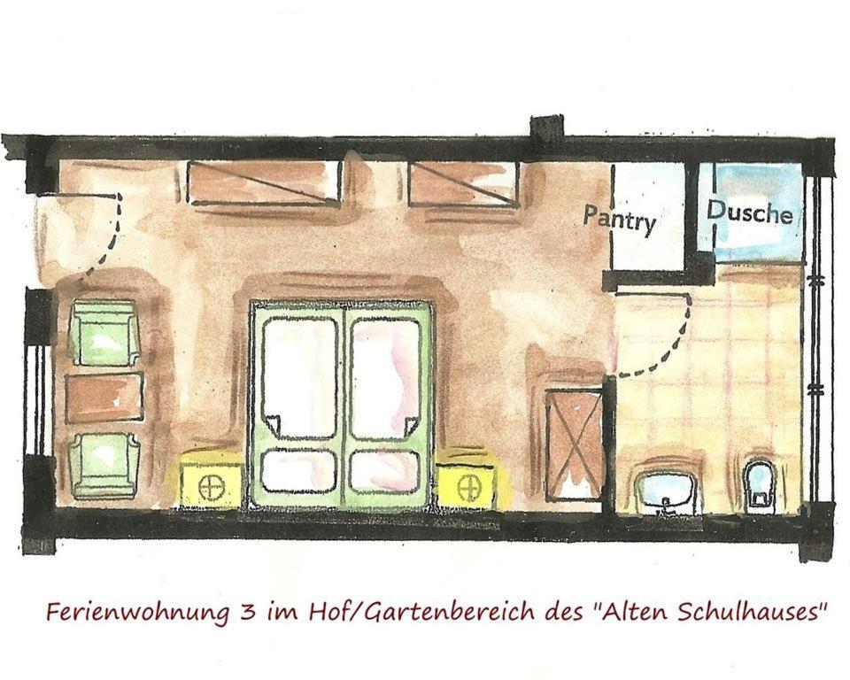 Apartamento Altes Schulhaus Bad Schwartau Habitación foto