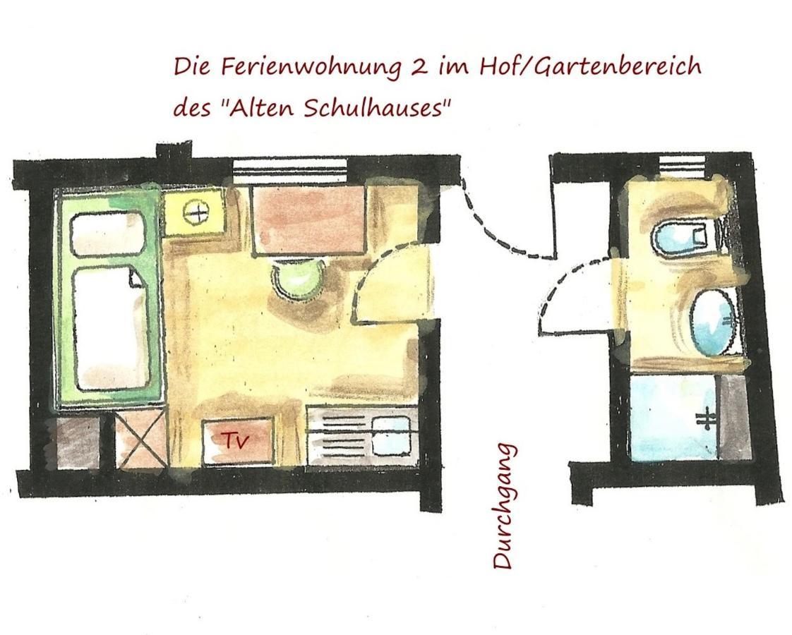 Apartamento Altes Schulhaus Bad Schwartau Habitación foto