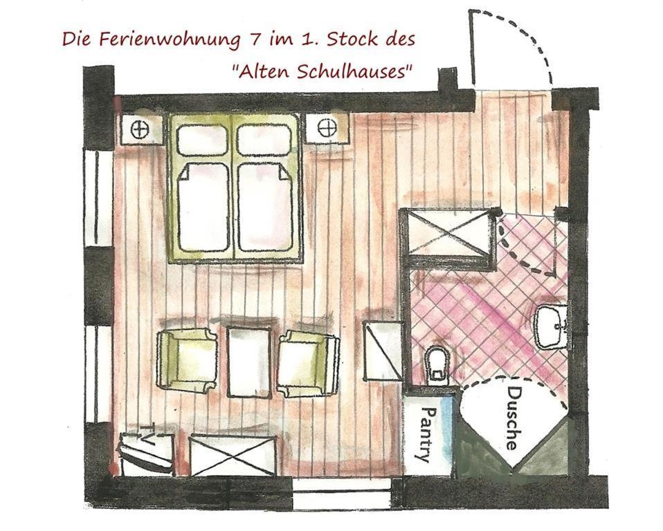 Apartamento Altes Schulhaus Bad Schwartau Habitación foto