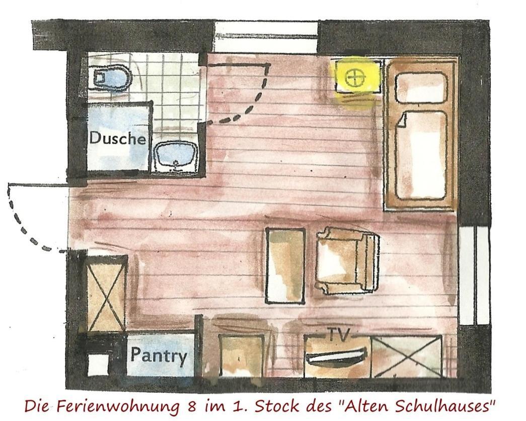 Apartamento Altes Schulhaus Bad Schwartau Habitación foto